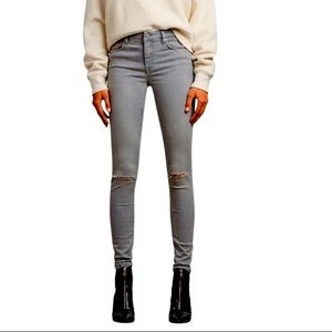 AllSaints Grace Slashed Skinny Jeans 27